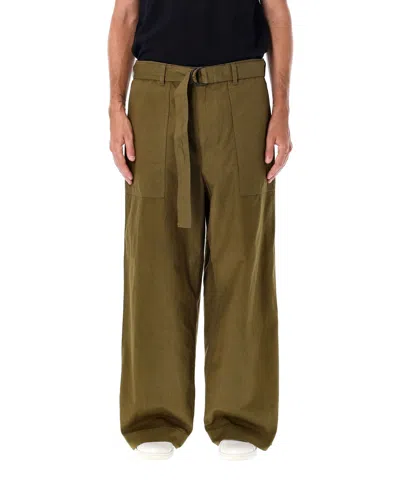 Comme Des Garçons Trousers In Green