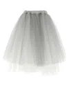 Comme Des Garçons Multilayered Asymmetric Tulle Skirt With Side Pockets