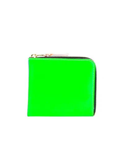 Comme Des Garçons Two-color Card Clip In Green