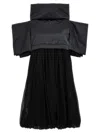 Comme Des Garçons Wide-sleeves Puffball Midi Dress
