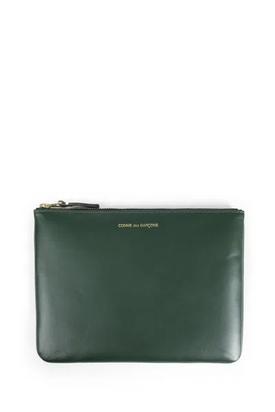 Comme Des Garçons Unisex Green Wallets & Cardholders