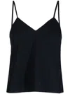 Comme Des Garçons V-neck Camisole Top In Black