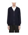 Comme Des Garçons V-neck Knitted Cardigan In Black