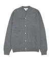 Comme Des Garçons V-neck Long-sleeved Sweater In Gray