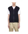 Comme Des Garçons V-neck Sleeveless Sweater In Black