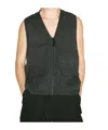 Comme Des Garçons V-neck Sleeveless Vest In Black
