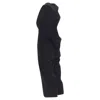 Comme Des Garçons Comme Des Garcons Velvet Floral Mesh Coat Corset Skirt In Black