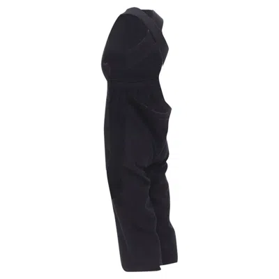 Comme Des Garçons Comme Des Garcons Velvet Floral Mesh Coat Corset Skirt In Black