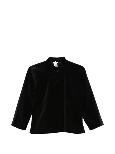 Comme Des Garçons Velvet Jacket In Black