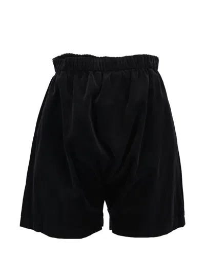 Pre-owned Comme Des Garçons Velvet Shorts In Black