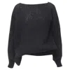 Comme Des Garçons Versace Tresor De La Mer Starfish Knit Cardigan Top In Black