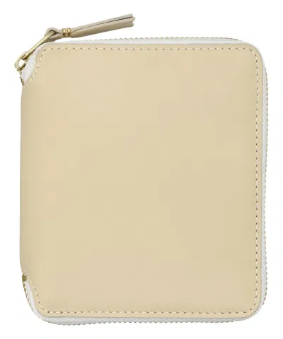 Comme Des Garçons Vertical Wallet In Sand