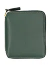 Comme Des Garçons Vertical Wallet In Green