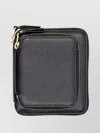 Comme Des Garçons Vertical Zip Around Wallet With External Pocket
