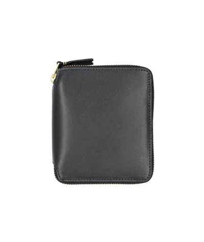 Comme Des Garçons Vertical Zipper Wallet In Black
