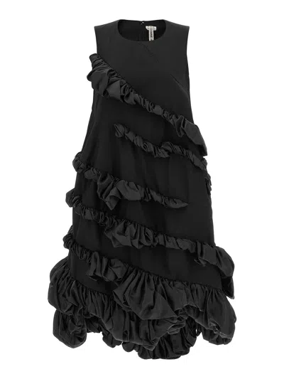 Comme Des Garçons Vestido Corto - Negro In Black