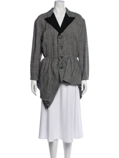 Pre-owned Comme Des Garçons Vintage 1986 Jacket In Gray