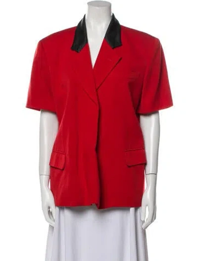 Pre-owned Comme Des Garçons Vintage 1988 Evening Jacket In Red