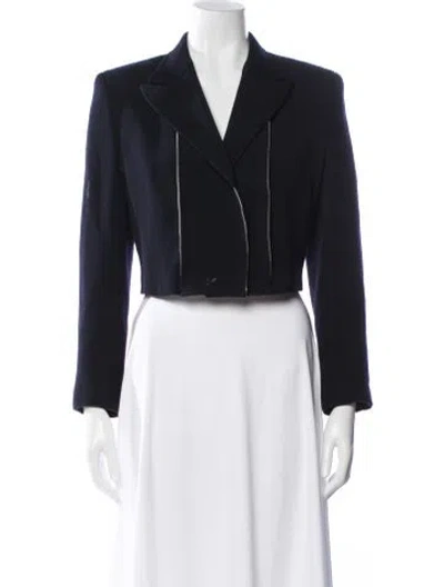 Pre-owned Comme Des Garçons Vintage 1990's Blazer In Blue