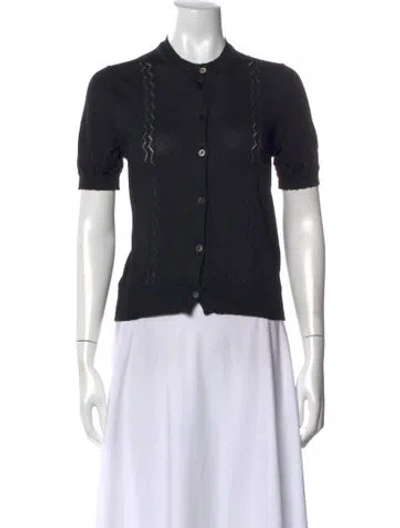 Pre-owned Comme Des Garçons Vintage 1990's Button-up Top In Black