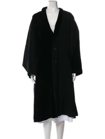 Pre-owned Comme Des Garçons Vintage 1990's Coat In Black
