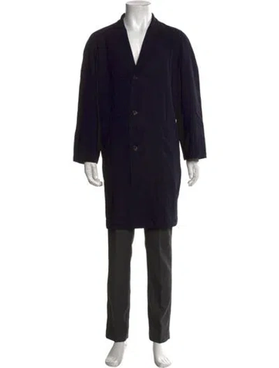 Pre-owned Comme Des Garçons Vintage 1990 Coat In Black