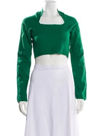 Pre-owned Comme Des Garçons Vintage 1994 Crop Top In Green