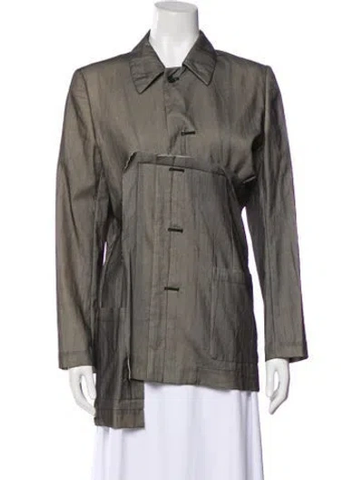 Pre-owned Comme Des Garçons Vintage 1994 Utility Jacket In Gray