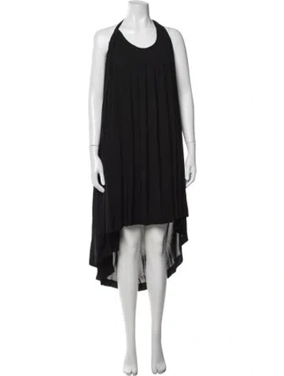 Pre-owned Comme Des Garçons Vintage 1995 Midi Length Dress In Black