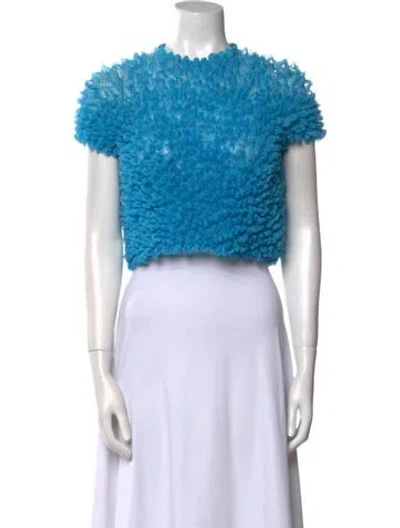 Pre-owned Comme Des Garçons Vintage 1997 Crop Top In Blue