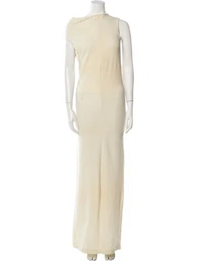 Pre-owned Comme Des Garçons Vintage 1997 'lumps And Bumps' Long Dress In Neutral