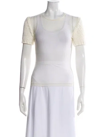 Pre-owned Comme Des Garçons Vintage 1997 'lumps And Bumps' Top In White