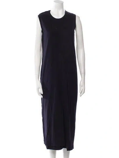 Pre-owned Comme Des Garçons Vintage 1999 Long Dress In Blue