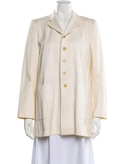 Pre-owned Comme Des Garçons Vintage 2000's Peacoat In Neutral