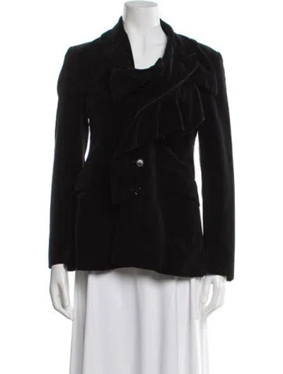 Pre-owned Comme Des Garçons Vintage 2001 Blazer In Black