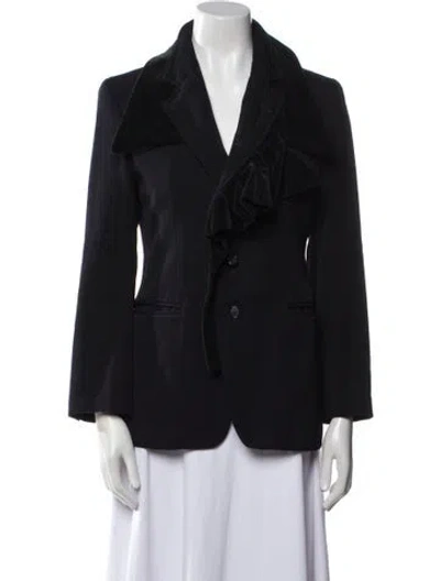 Pre-owned Comme Des Garçons Vintage 2001 Blazer In Blue