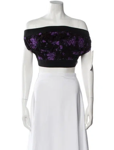 Pre-owned Comme Des Garçons Vintage 2001 Crop Top In Black