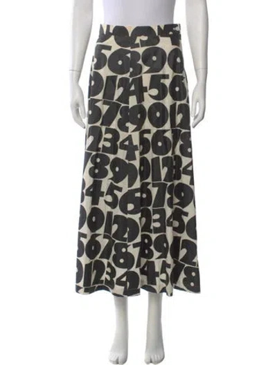 Pre-owned Comme Des Garçons Vintage 2002 Midi Length Skirt In Neutral