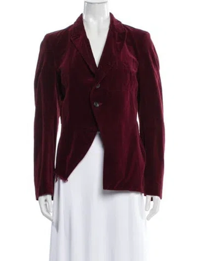Pre-owned Comme Des Garçons Vintage 2004 Blazer In Burgundy