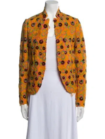 Pre-owned Comme Des Garçons Vintage 2004 Blazer In Orange