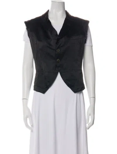 Pre-owned Comme Des Garçons Vintage 2004 Vest In Black