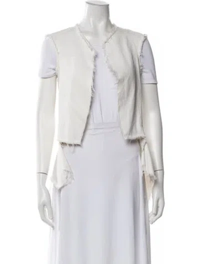 Pre-owned Comme Des Garçons Vintage 2004 Vest In White