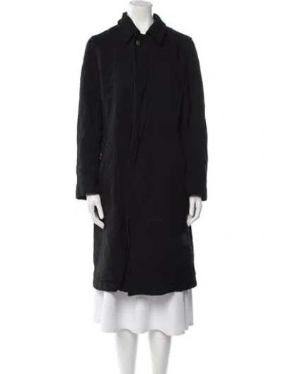 Pre-owned Comme Des Garçons Vintage 2005 Coat In Black