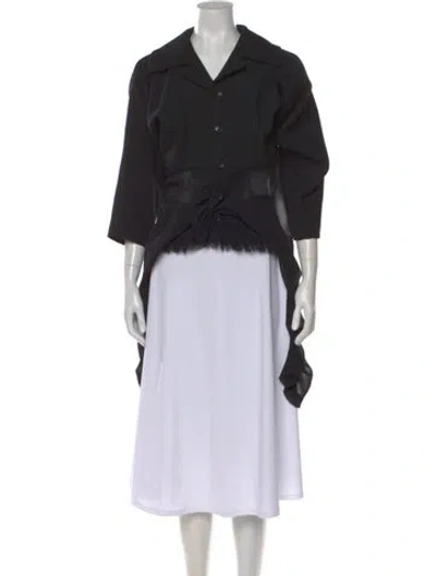Pre-owned Comme Des Garçons Vintage 2005 Evening Jacket In Black