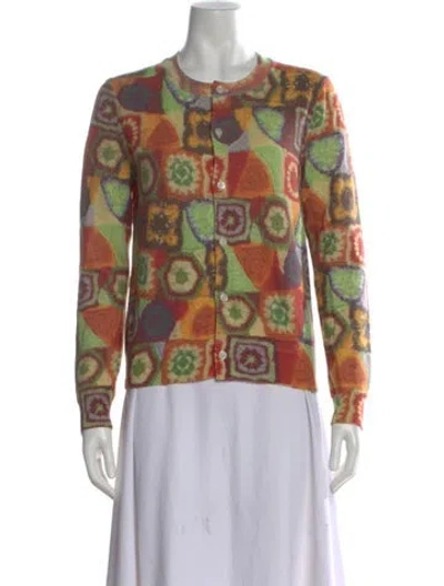 Pre-owned Comme Des Garçons Vintage 2005 Sweater In Orange