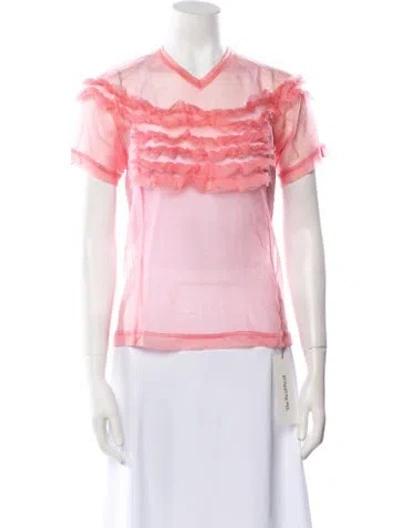Pre-owned Comme Des Garçons Vintage 2007 Blouse In Pink