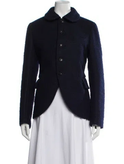 Pre-owned Comme Des Garçons Vintage 2007 Jacket In Blue