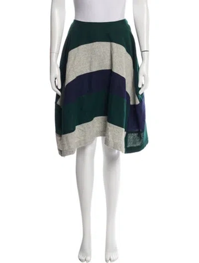 Pre-owned Comme Des Garçons Vintage 2007 Knee-length Skirt In Green