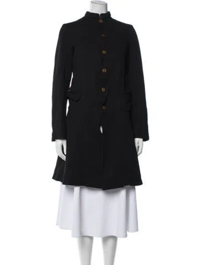 Pre-owned Comme Des Garçons Vintage 2008 Coat In Black