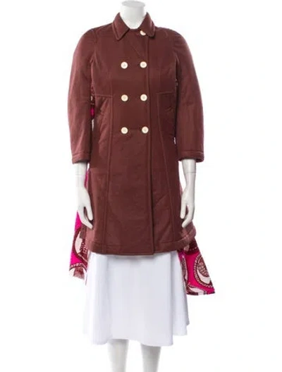 Pre-owned Comme Des Garçons Vintage 2008 Coat In Brown